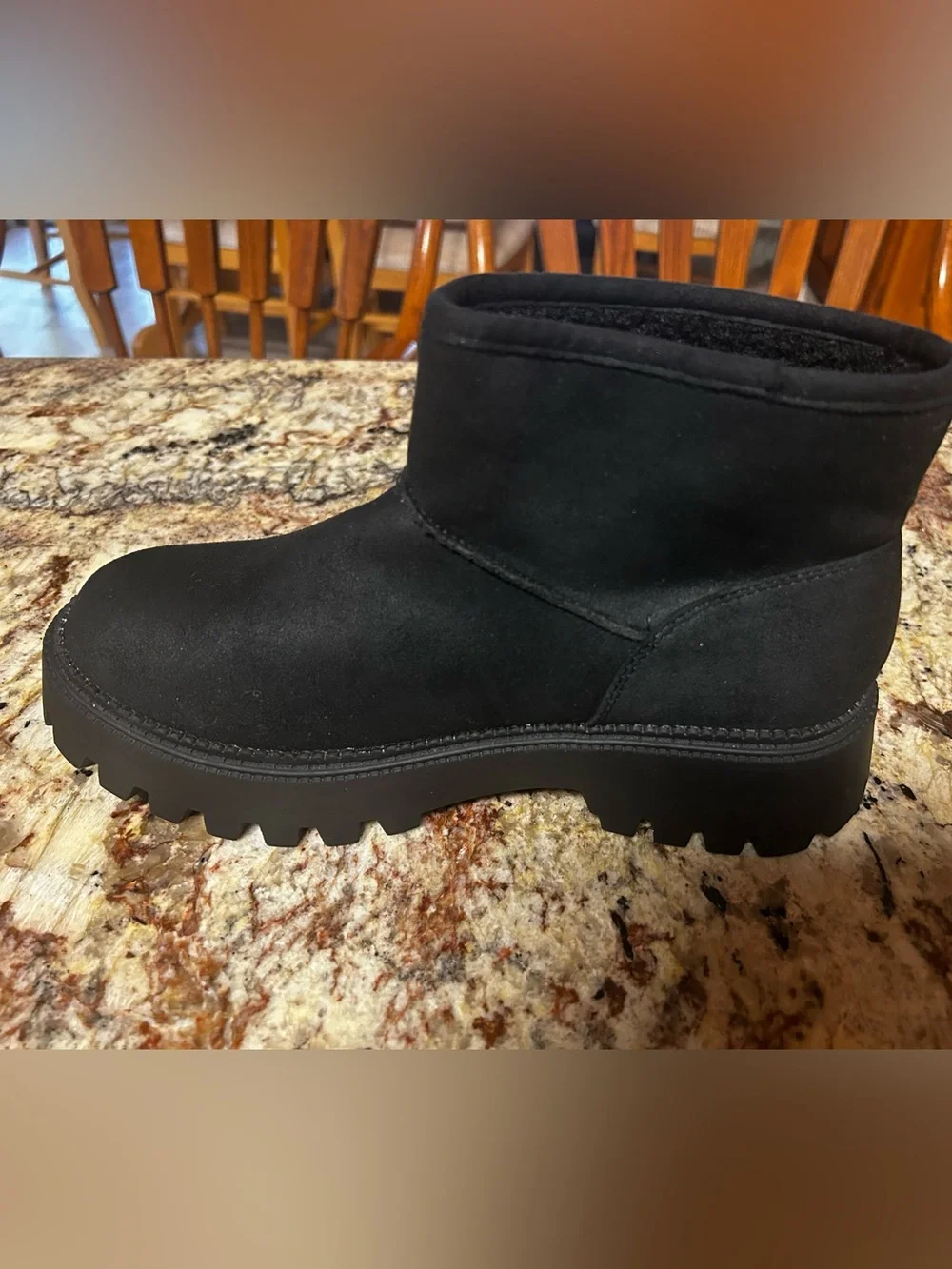 New Dolce Vita Laker Black Plush-Lined Slip-In Women’s 8.5 Boot